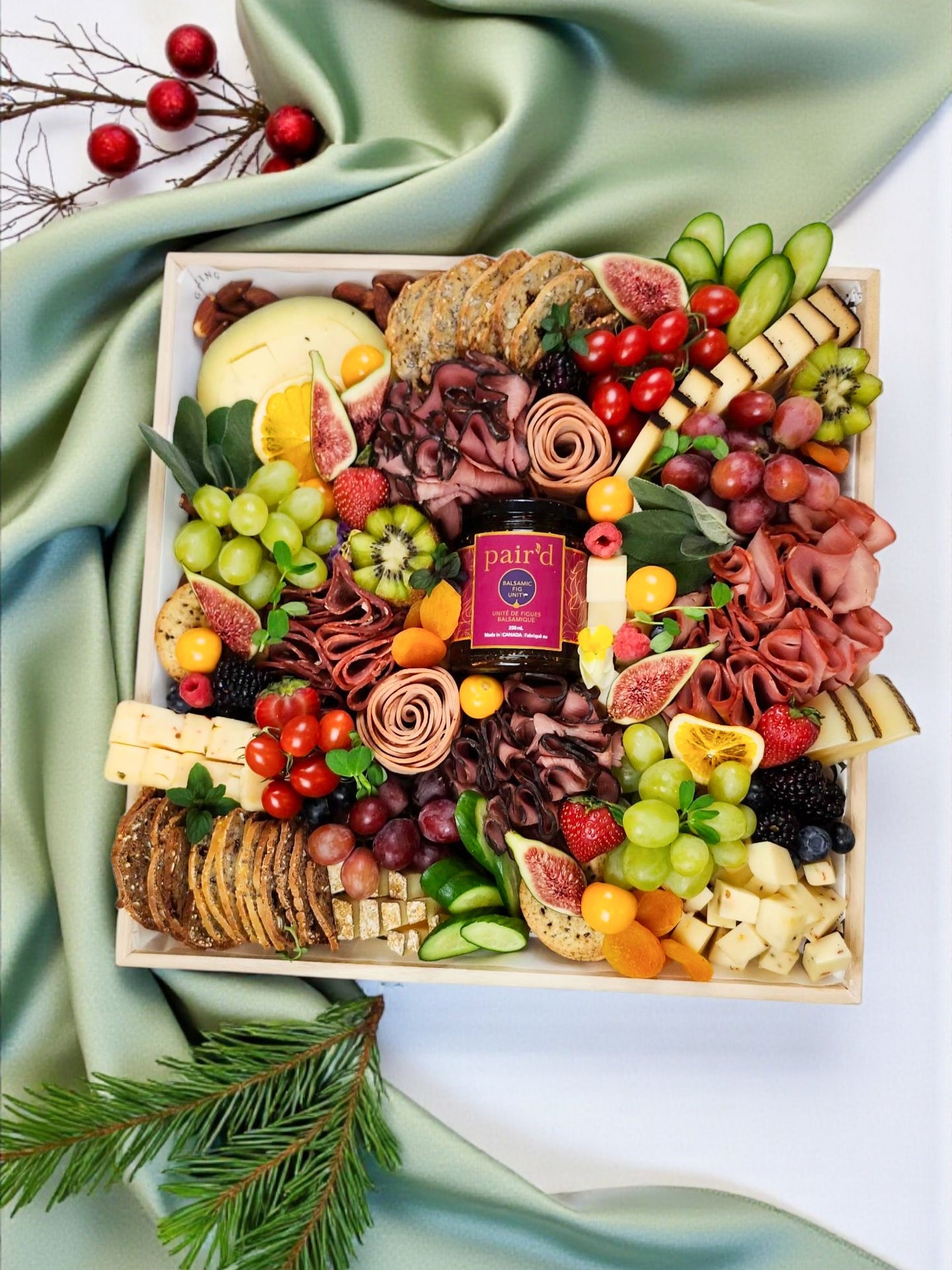 luxe graze by platter & graze | fig butter, grazing... The Luxe Signature Tray – Grazing Platters in the 6ix