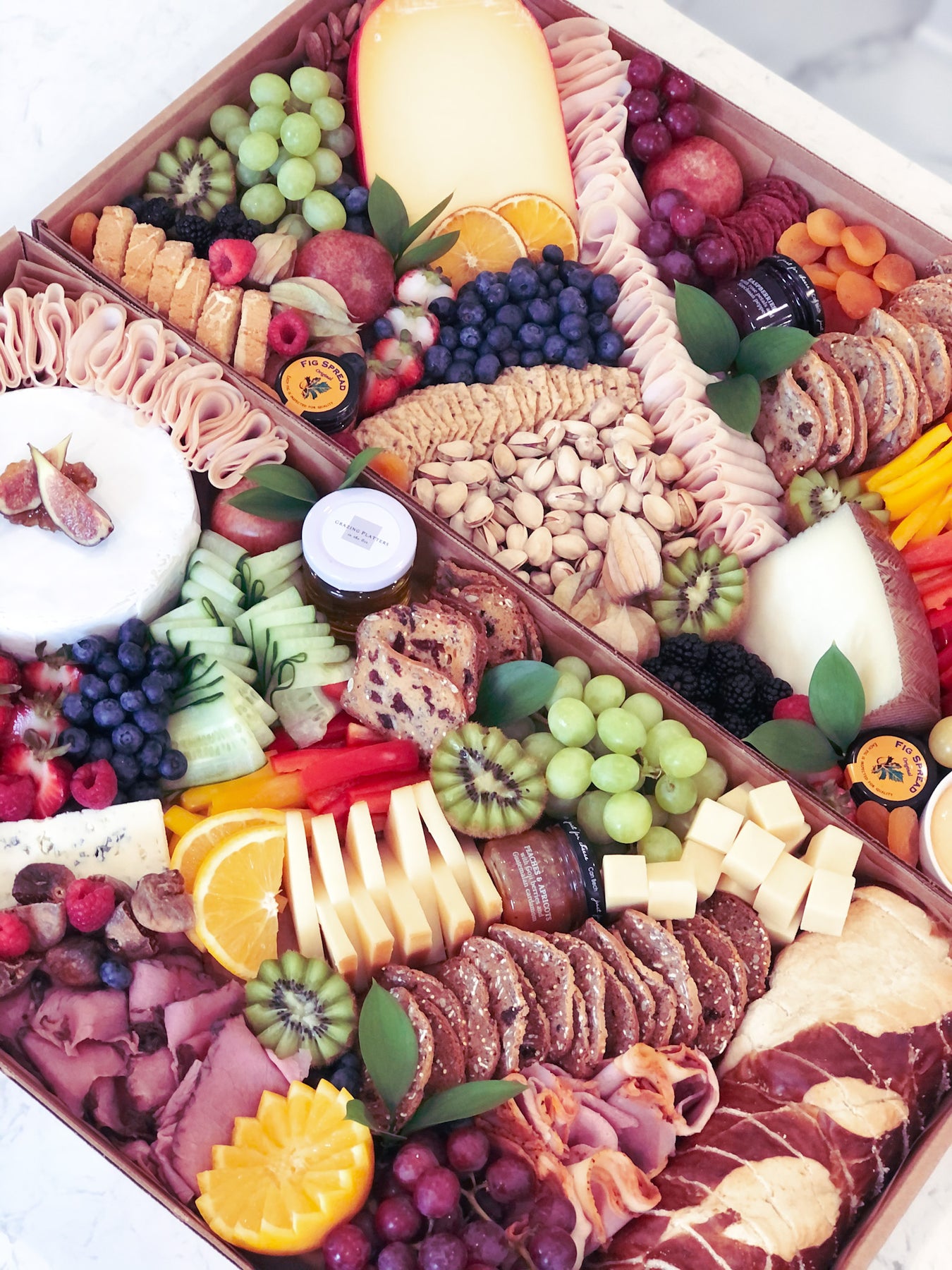 luxe graze by platter & graze | fig butter, grazing... Luxury Charcuterie – Grazing Platters in the 6ix